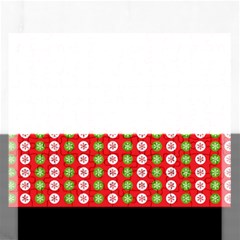 Festive Pattern Christmas Holiday Rectangular Jigsaw Puzzl by Pakjumat