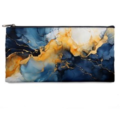 Abstract Marble Design Background Pencil Case by Pakjumat