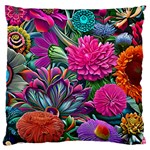 Flowers Nature Spring Blossom Flora Petals Art Standard Premium Plush Fleece Cushion Case (Two Sides) Front