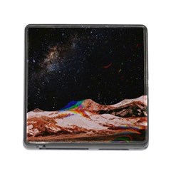 Retro Vintage Space Galaxy Memory Card Reader (square 5 Slot) by Pakjumat