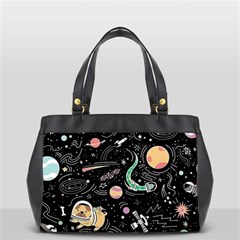 Animals Galaxy Space Oversize Office Handbag (2 Sides) by Pakjumat