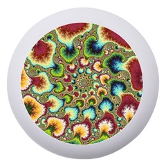 Colorful Psychedelic Fractal Trippy Dento Box With Mirror by Modalart