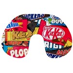 Pop Art Food Cute Patterns Travel Neck Pillow Front