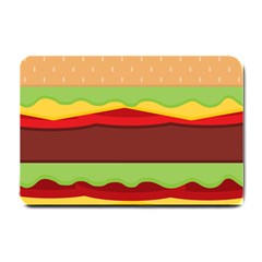 Cake Cute Burger Small Doormat by Dutashop