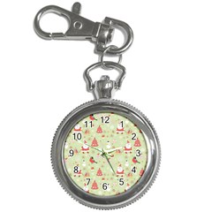 Christmas Pattern Christmas Tree Santa Key Chain Watches by Sarkoni