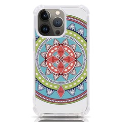 Drawing Mandala Art Iphone 13 Pro Tpu Uv Print Case by Amaryn4rt