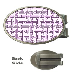 Maze Lost Confusing Puzzle Money Clips (oval)  by Amaryn4rt