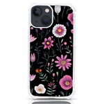 Flowers Pattern iPhone 13 mini TPU UV Print Case Front