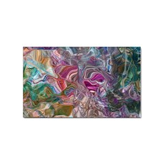 Abstract Waves Iv Sticker (rectangular) by kaleidomarblingart