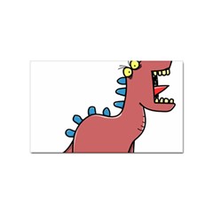 Dinosaur Dragon Drawing Cute Sticker (rectangular) by Ndabl3x