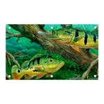 Peacock Bass Fishing Banner and Sign 5  x 3  Front