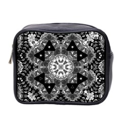 Mandala Calming Coloring Page Mini Toiletries Bag (two Sides) by Sarkoni