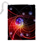 Physics Quantum Physics Particles Drawstring Pouch (4XL) Back