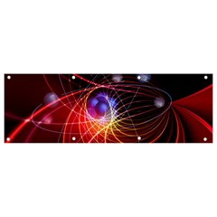 Physics Quantum Physics Particles Banner And Sign 9  X 3  by Sarkoni