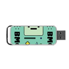 Adventure Time Beemo Bmo Illustration Cartoons Portable Usb Flash (two Sides) by Sarkoni