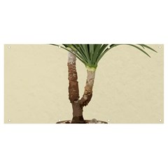 Tree Vector Art In A Flower Pot Banner And Sign 8  X 4  by Sarkoni