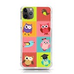 Owls Pattern Abstract Art Desenho Vector Cartoon iPhone 11 Pro Max 6.5 Inch TPU UV Print Case Front