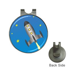 Rocket Spaceship Space Travel Nasa Hat Clips With Golf Markers by Ravend