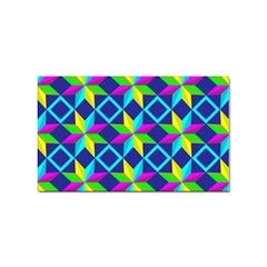 Pattern Star Abstract Background Sticker (rectangular) by Ravend