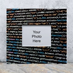 Close Up Code Coding Computer White Wall Photo Frame 5  X 7  by Amaryn4rt