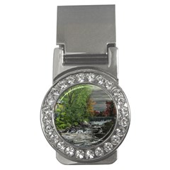 Landscape Summer Fall Colors Mill Money Clips (cz)  by Amaryn4rt