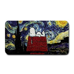 Cartoon Dog House Van Gogh Medium Bar Mat by Modalart