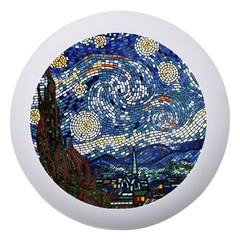 Mosaic Art Vincent Van Gogh Starry Night Dento Box With Mirror by Modalart