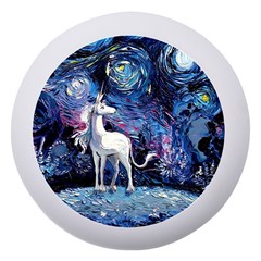 Unicorn Starry Night Print Van Gogh Dento Box With Mirror by Modalart