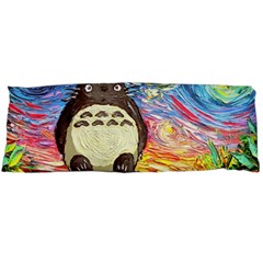 Totoro Starry Night Art Van Gogh Parody Body Pillow Case (dakimakura) by Modalart