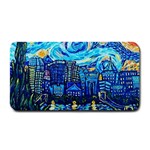 Starry Night Van Gogh Painting Art City Scape Medium Bar Mat 16 x8.5  Bar Mat