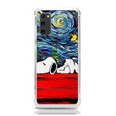 Dog House Vincent Van Gogh s Starry Night Parody Samsung Galaxy S20 6 2 Inch Tpu Uv Case by Modalart