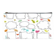 Set Chalk Out Chitchat Scribble Pencil Case by Pakjumat