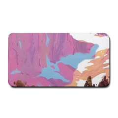 Pink Mountains Grand Canyon Psychedelic Mountain Medium Bar Mat by Modalart