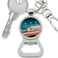 Bridge Transportation Train Toys Bottle Opener Key Chain by Modalart