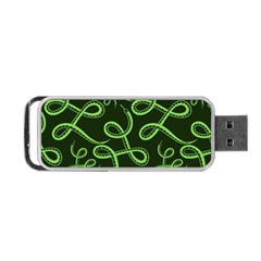 Snakes Seamless Pattern Portable Usb Flash (two Sides) by Bedest