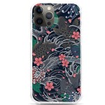 Japanese Wave Koi Illustration Seamless Pattern iPhone 12 Pro max TPU UV Print Case Front