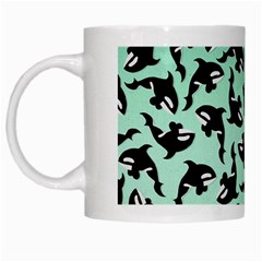 Orca Killer Whale Fish White Mug by Pakjumat