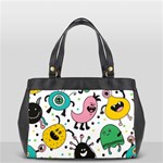 Funny Monster Pattern Oversize Office Handbag (2 Sides) Front