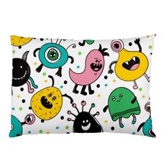 Funny Monster Pattern Pillow Case (two Sides) by Pakjumat