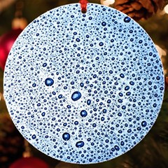 Drop Water Background Macro Splash Rain Drink Uv Print Acrylic Ornament Round by Pakjumat