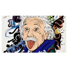 Albert Einstein Physicist Banner And Sign 7  X 4  by Maspions