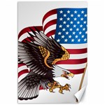 American Eagle Clip Art Canvas 12  x 18  11.88 x17.36  Canvas - 1