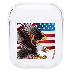 American Eagle Clip Art Hard Pc Airpods 1/2 Case by Maspions