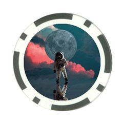 Astronaut Moon Space Nasa Planet Poker Chip Card Guard by Maspions