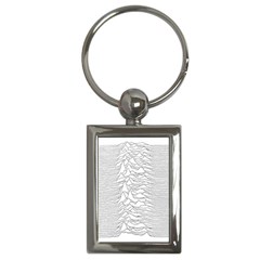 Joy Division Unknown Pleasures Key Chain (rectangle) by Maspions