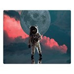 Astronaut Moon Space Nasa Planet Premium Plush Fleece Blanket (Large) 80 x60  Blanket Front