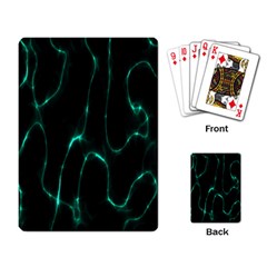 Green Pattern Background Abstract Playing Cards Single Design (rectangle) by Hannah976