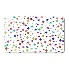 Star Random Background Scattered Magnet (rectangular) by Hannah976