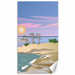 Vacation Island Sunset Sunrise Canvas 40  X 72  by Sarkoni