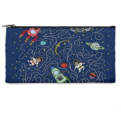 Cat Cosmos Cosmonaut Rocket Pencil Case by Grandong